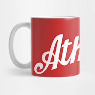 Classic Atheist Script by Tai's Tees Mug